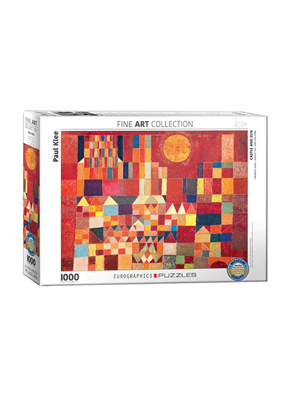 Eurographics 1000-Piece Castle and Sun by Paul Klee Puzzle