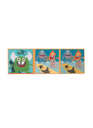Scratch Europe 2 x 20-Piece Monster Magnetic Puzzle Book to Go Set, Age 3+