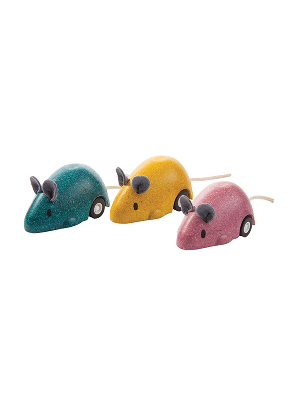

Plan Toys Moving Mouse, 6 Pieces, Ages 3+, Multicolour