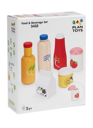 Plantoys Food & Beverage Set, 6 Pieces, Ages 2+