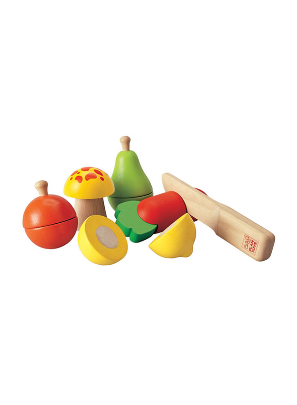 Plantoys Fruit & Vegetable Play Set, 6 Pieces, Ages 18+ Months