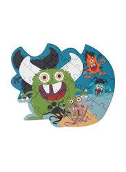 Scratch Europe 33-Piece Monster Contour Puzzle Set, Age 3+