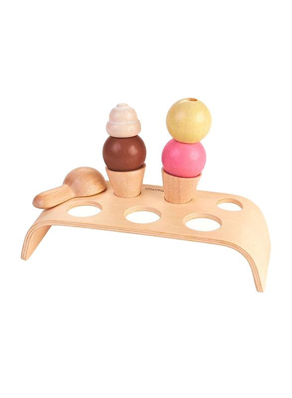 Plantoys Ice Cream Set, 8 Pieces, Ages 2+