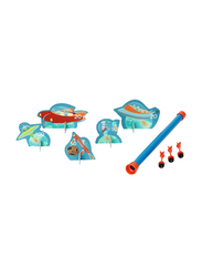 Scratch Europe Blowdart Space Dart Set, 9 Piece, Ages 5+