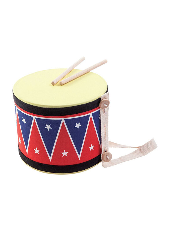 

Plan Toys Big Drum II, 3 Pieces, Ages 3+, Multicolour