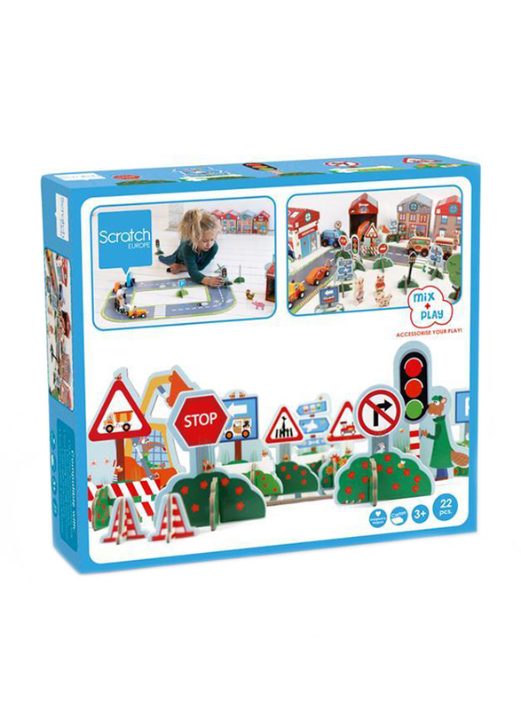 Scratch Europe Traffic Signs - Mix + Play, Ages 3+