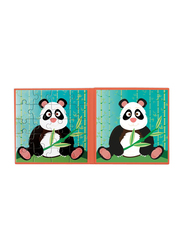 Scratch Europe 2 x 20-Piece Set Panda Book To Go Magnetic Puzzle