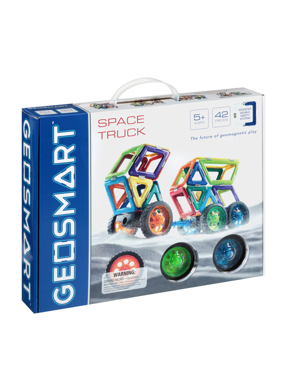 Geosmart Space Truck Set, 42 Pieces, Ages 5+