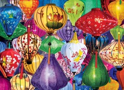 EuroGraphics 1000-Piece Set Asian Lanterns Puzzle