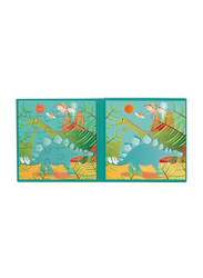 Scratch Europe 2 x 20-Piece Set Dinosaurs Magnetic Book To Go Puzzle