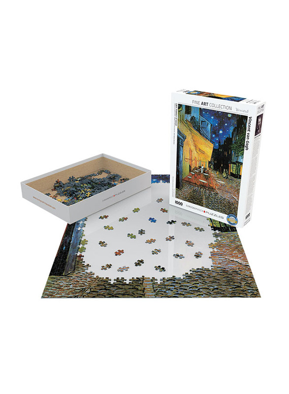 Eurographics 1000-Piece Cafe Terrace at Night by Vincent Van Gogh Puzzle
