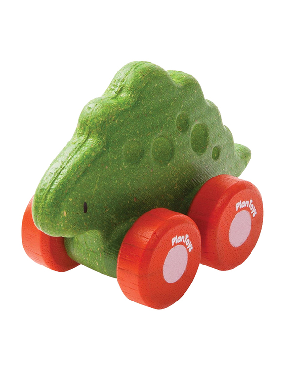 Plan Toys Stego Dino Car, Ages 1+, Multicolour