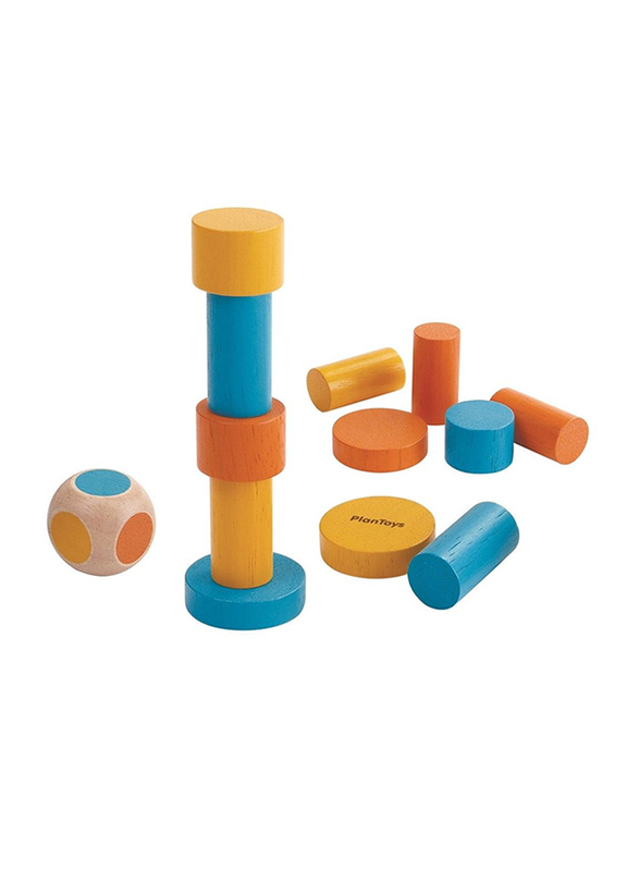 Plantoys 4133 Stacking Game, 12 Pieces, Ages 3+