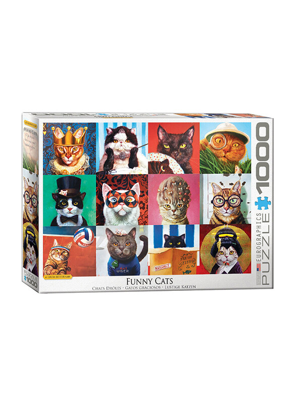 

Eurographics 1000-Piece Cat Portraits by Lucia Heffernan Puzzle