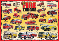 EuroGraphics 100-Piece Set Fire Trucks Puzzle