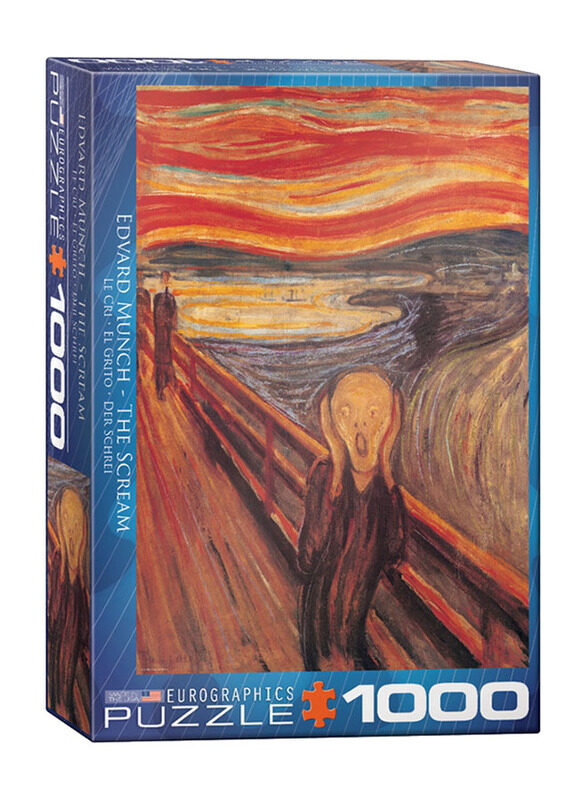 

Eurographics 1000-Piece The Scream by Edvard Munch Puzzle
