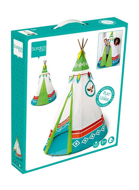 

Scratch Europe Tipi Tent, Ages 3+