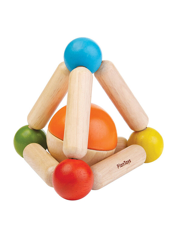 

Plan Toys Triangle Clutching Toy, Upto 12 Months, Multicolour