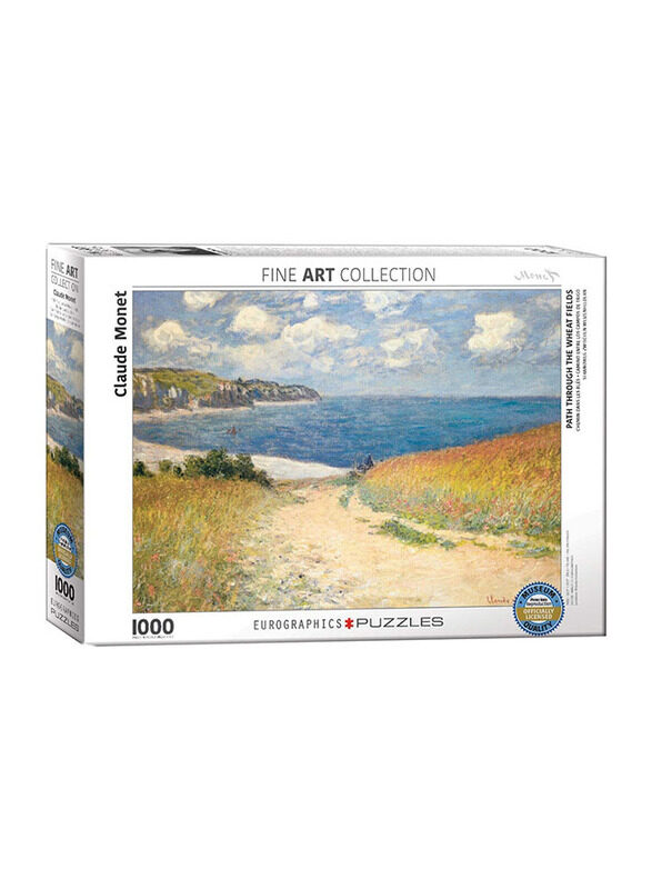 

EuroGraphics 1000-Piece Set Path Through The Wheat Fields By Claude Monet Puzzle