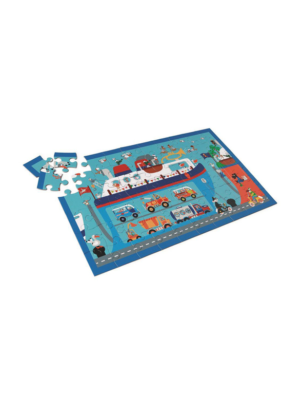Scratch Europe 60-Piece Set Ferry Boat Puzzle