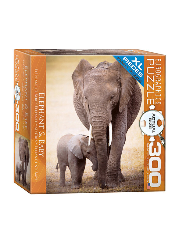 

EuroGraphics 300-Piece Set Elephant & Baby Puzzle