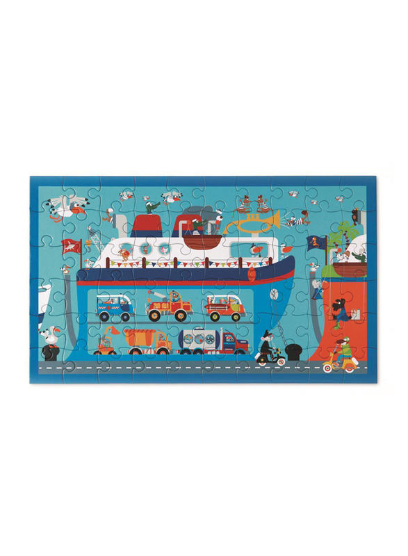 Scratch Europe 60-Piece Set Ferry Boat Puzzle