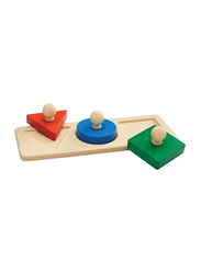 Plan Toys Shape Matching, 4 Pieces, Ages 1+, Multicolour