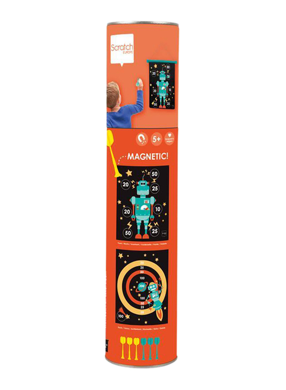 Scratch Europe Robot Magnetic Darts, Multicolour