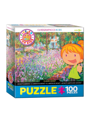 EuroGraphics 100-Piece Set Monet's Garden By Claude Monet Puzzle