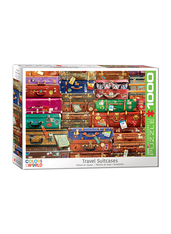 

EuroGraphics 1000-Piece Set Travel Suitcases Puzzle