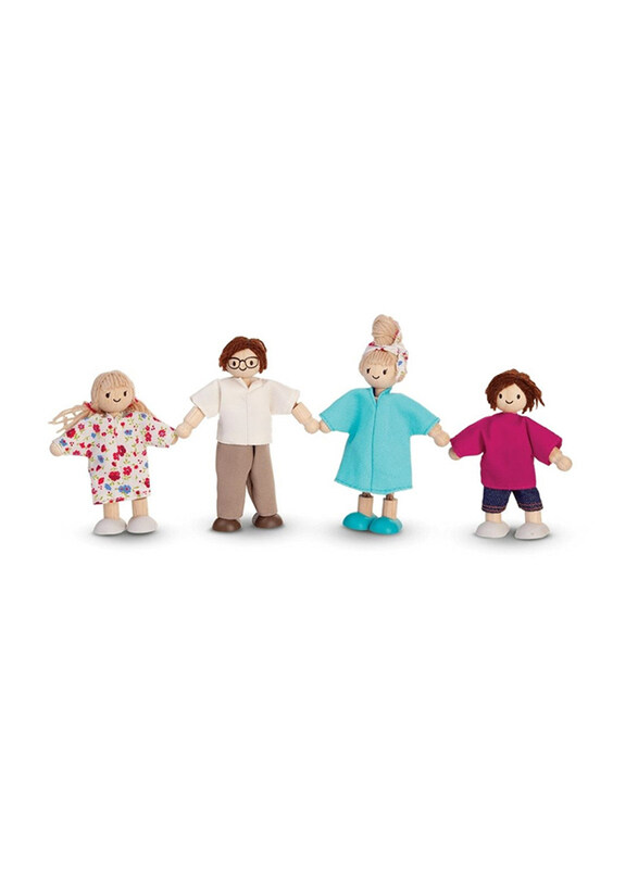 

Plan Toys Plantoys Modern Doll Family, 4 Pieces, Ages 3+