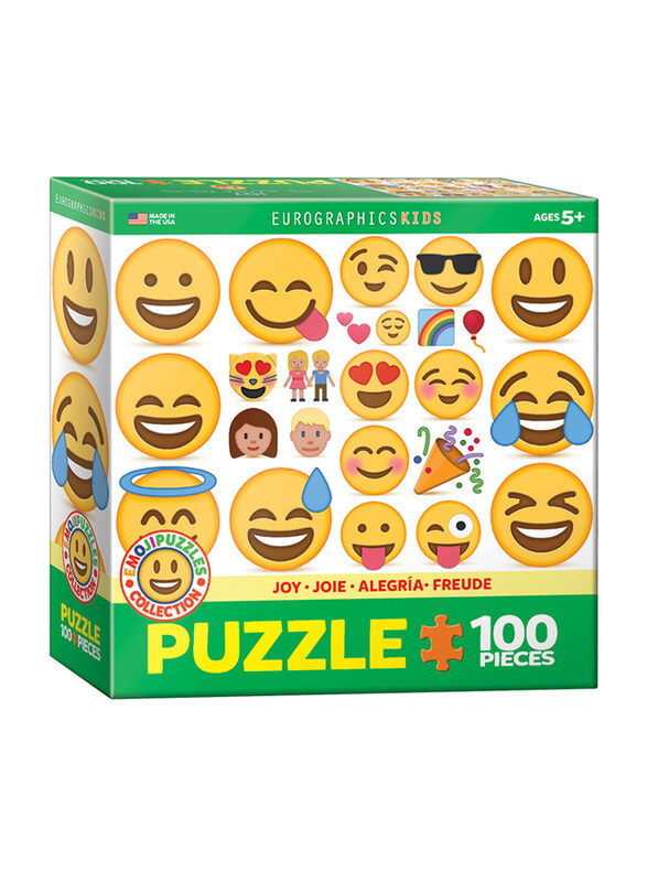 

EuroGraphics 100-Piece Set Joy - Emoji Puzzle