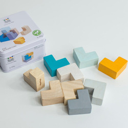 Plantoys 9-Piece Set L-shaped Cube 3D Puzzle