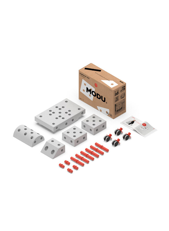 

Modu Explorer Kit, Red/White, 20 Pieces, Ages 0+