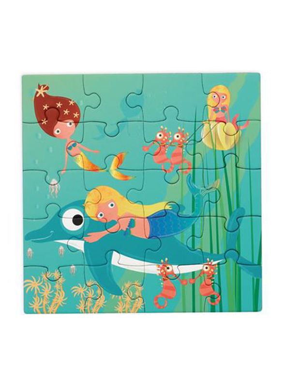 Scratch Europe 2 x 20-Piece Set Mermaids Magnetic Book To Go Puzzle