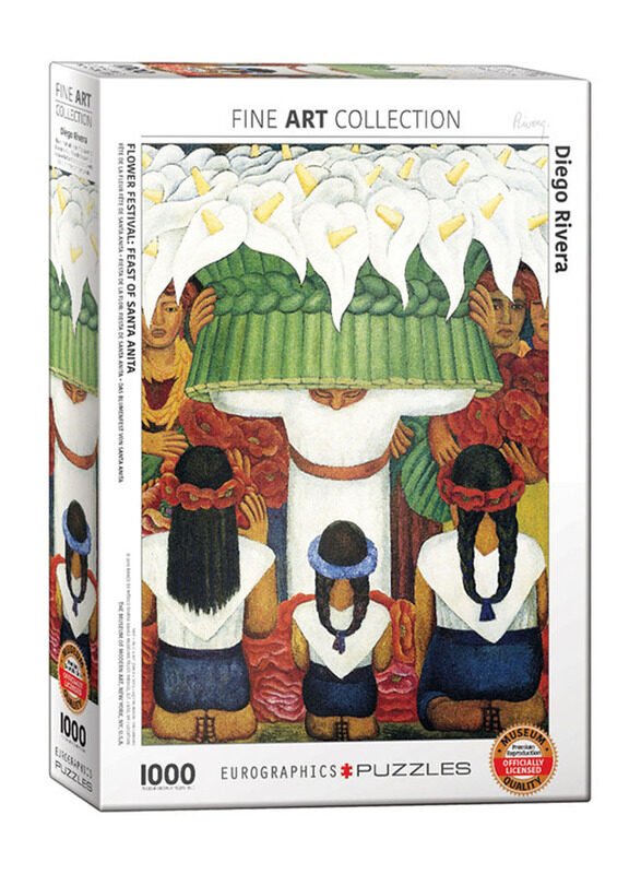 

EuroGraphics 1000-Piece Set Flower Festival by Diego Rivera Puzzle