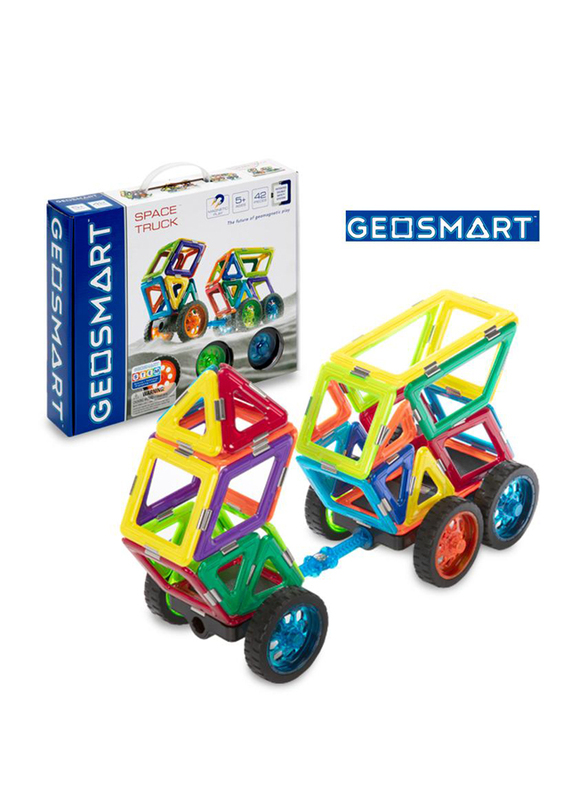 Geosmart Space Truck Set, 42 Pieces, Ages 5+