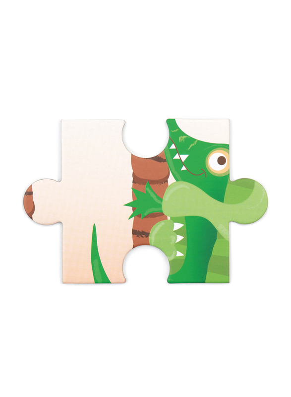 Scratch Europe 36-Piece Set Crocodile Contour Puzzle