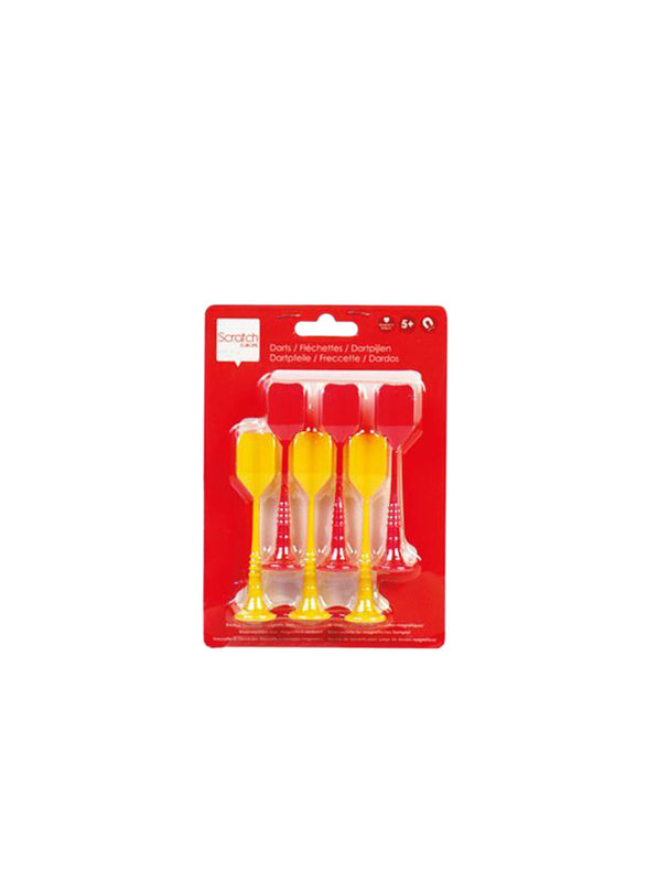 Scratch Europe Pins Magnetic Dart, Red/Yellow