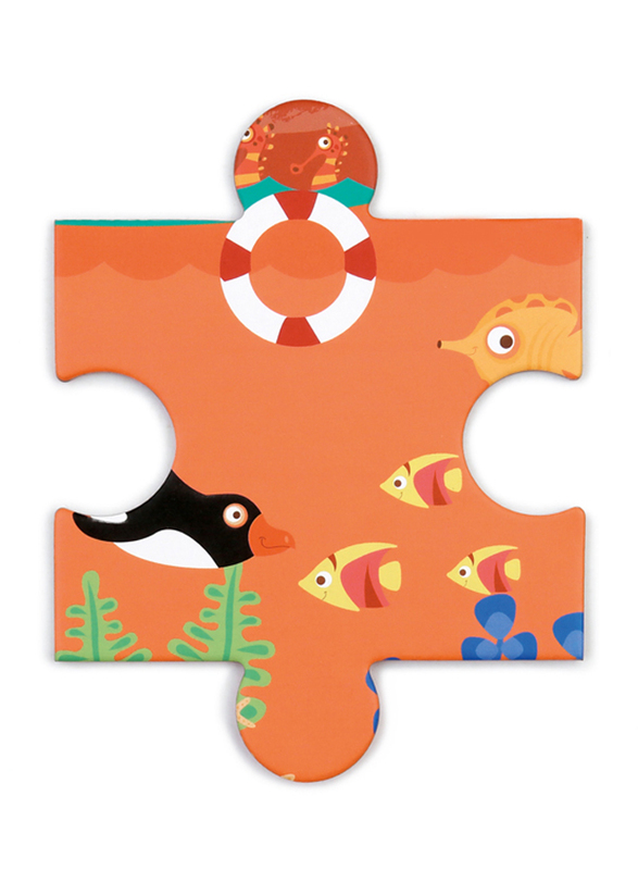 Scratch Europe 24-Piece Set Pelican Contour Puzzle