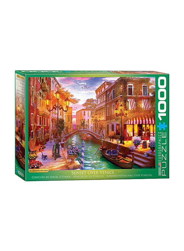 EuroGraphics 1000-Piece Set Sunset Over Venice Puzzle