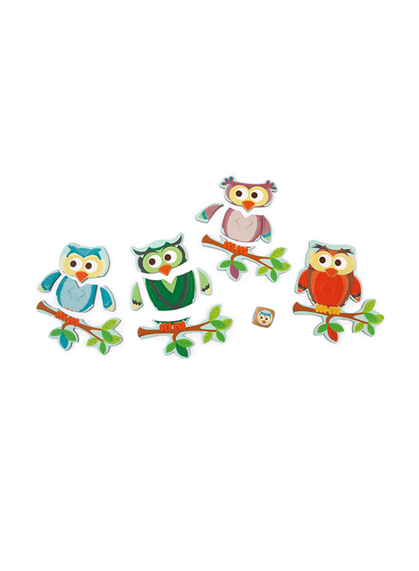 Scratch Europe Owl in Contour Box Puzzling Game, Age 3+