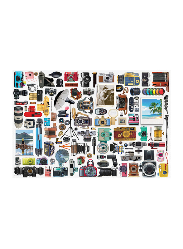 Eurographics 550-Piece Set In A Collectible Tin Classic Cameras Puzzle