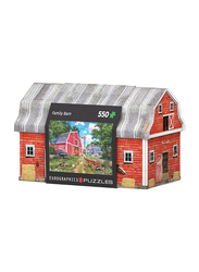 Eurographics 550-Piece Set In A Collectible Tin Family Farm Puzzle