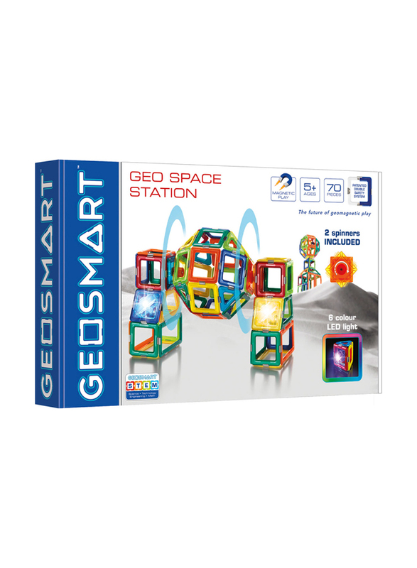 Geosmart Space Station Set, 70 Pieces, Ages 5+