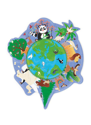 Scratch Europe 45-Piece Set World Contour Puzzle