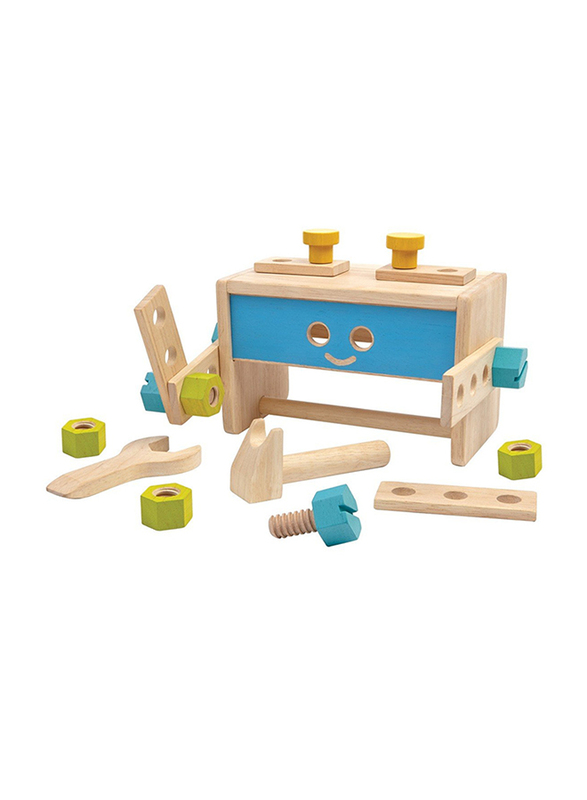 Plantoys Robot Tool Box Set, 18 Pieces, Ages 3+