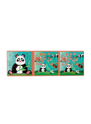 Scratch Europe 2 x 20-Piece Set Panda Book To Go Magnetic Puzzle