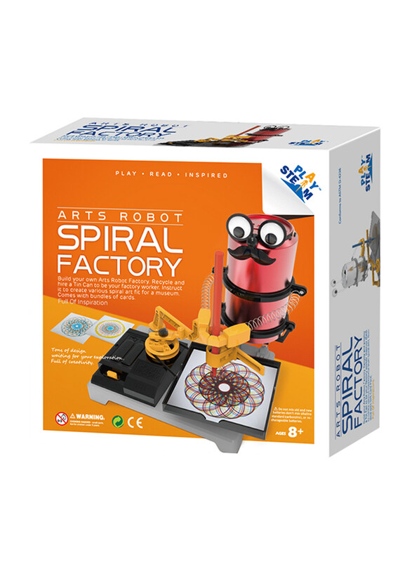 

PlaySteam Play Steam Arts Robot Spiral Factory Set, Ages 8+