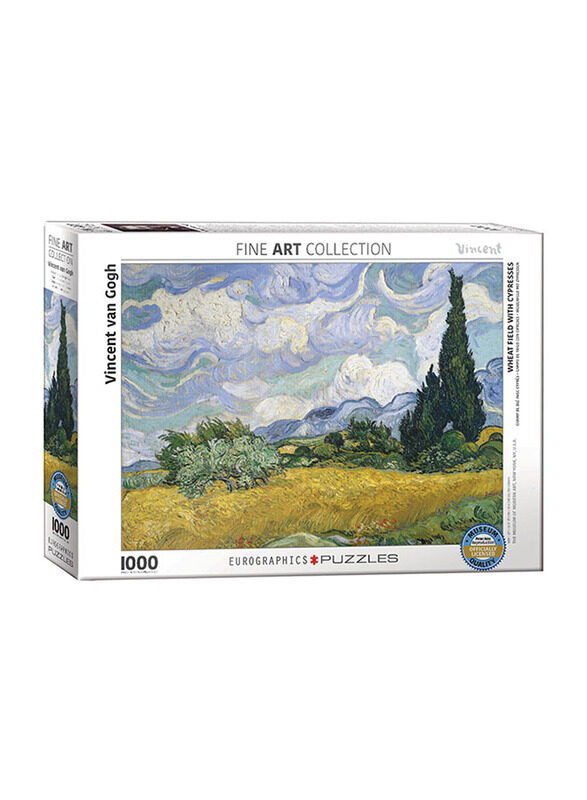 

Eurographics 1000-Piece Wheat Field with Cypresses Puzzle
